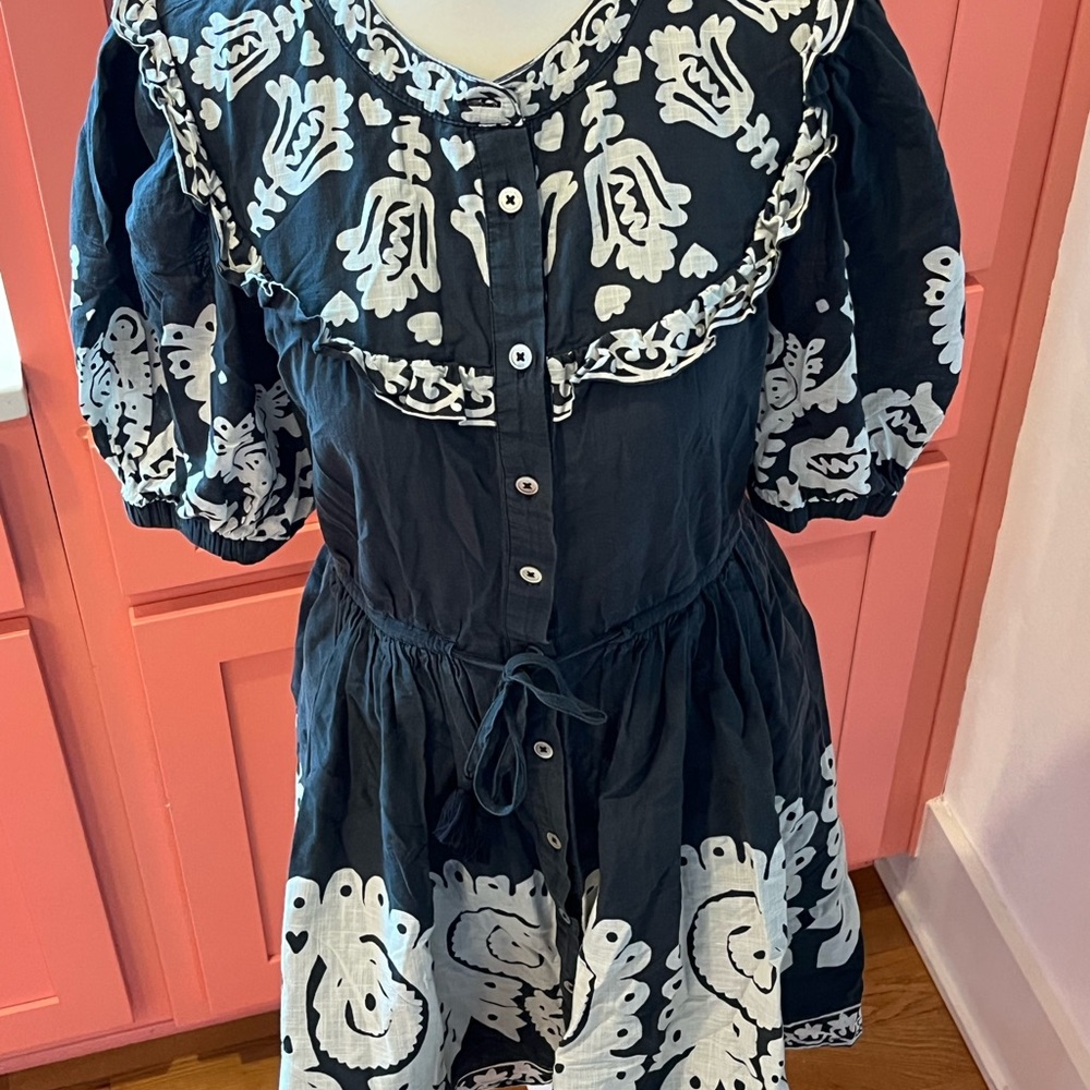Sea New York Black and Cream Midi Dress - Picture 7 of 12